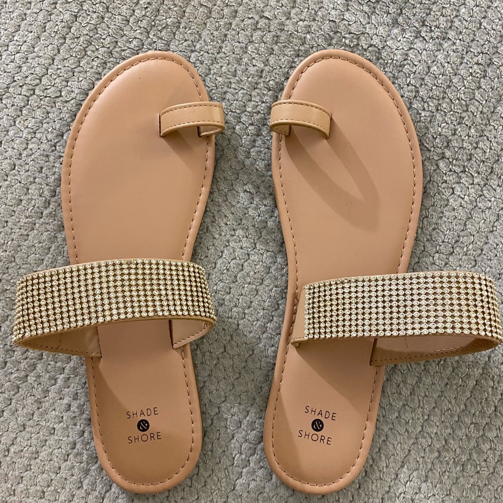 Shade & Shore Sandals- Brand new